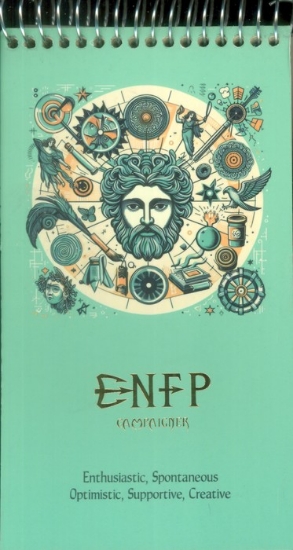 تصویر  دفتر یادداشت خط دار سرو (ENFP،کدC-108)،(سیمی)